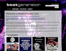 Tablet Screenshot of beatgenerator.co.uk